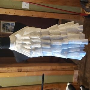 Studio Y ruffle tank open back